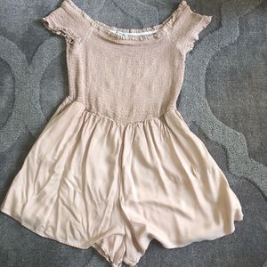 light pink romper